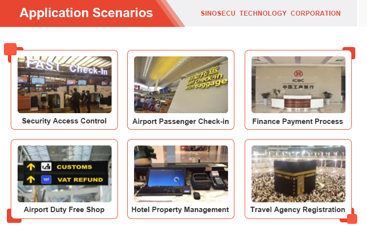 Fast and Accurate Identity Verification with Sinocecu Passport Reader/Scanner Black