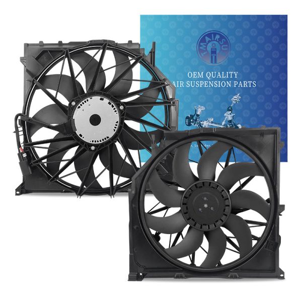 100% Tested Safe Electrc Radiator Auto Cooling Fans With Built In Fuse