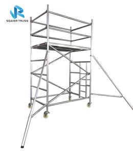 Multi Functional Ringlock Scaffolding System , High Strength Portable Scaffold Tower