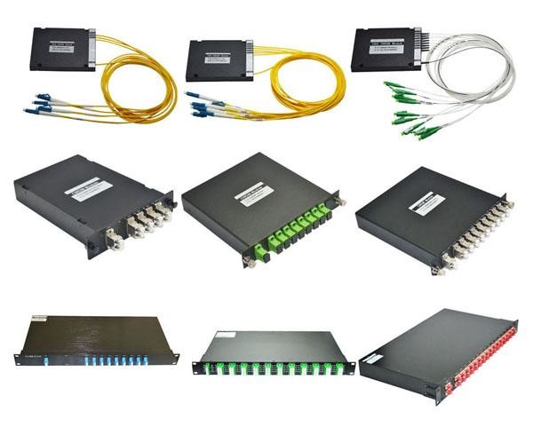 4CH Passive CWDM MUX DEMUX Module ABS Box 1270-1610nm With Express Port