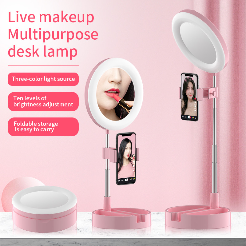 CE AC Adaptor 0.56kg 30cm Makeup Selfie Ring Light