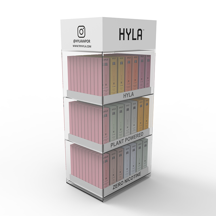 Pegboard PVC Display Stand Double Sided Display Stand For Shops