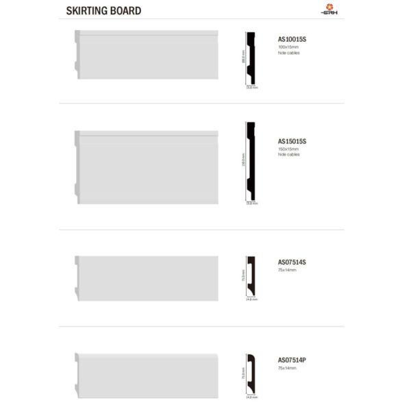 Cornice Moulding Led Bar Strip Light Interior PS Wall Ceiling Skirting Baseboard