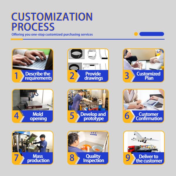 Custom Waterproof Heat-Resistant Silicone Rubber Y-Shaped Sealing Ring