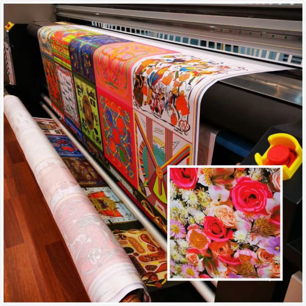 Roll To Roll Epson Sublimation Printer Digital Printing Machine With Print Head
