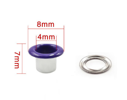 IRON Electroplated Hollow High Eyelet Buckle Diameter 4-10mm Suitable For Clothing, Canvas Shoes Bag Parts Accessories