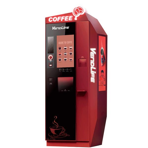 Quality 6X4L fresh milk coffee vending machine , DEX Nespresso Coffee Vending Machine for sale