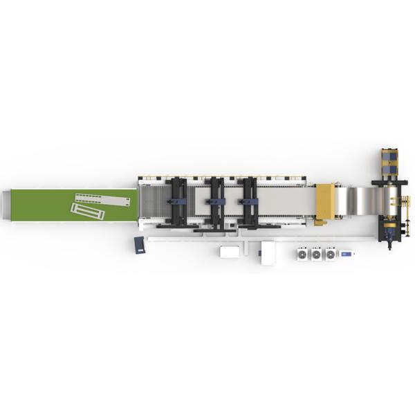 Quality Automobile Applicable Unrolling 4 Laser Cutting Heads Laser Cutting Machine with 3/380V/50Hz Power for sale