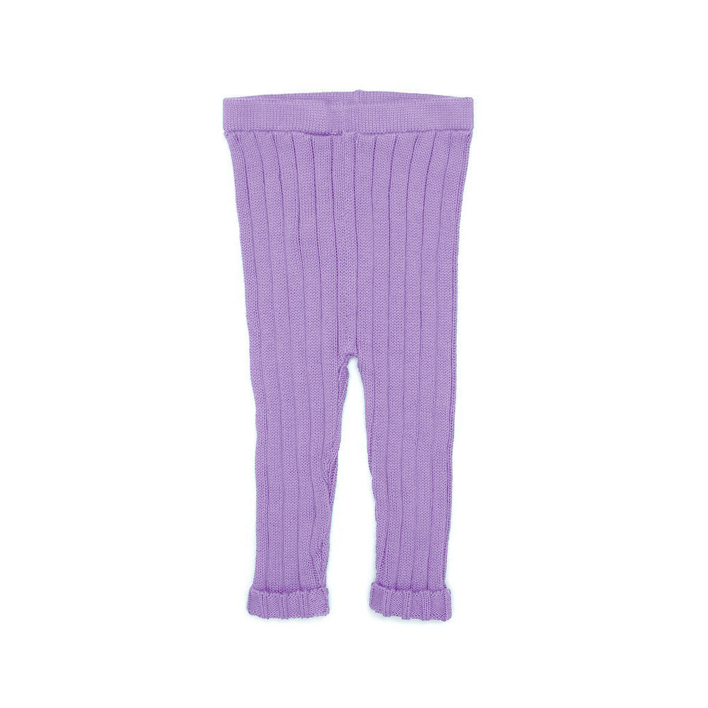 Winter Kids Cotton Hand Knitted Lounge Chunky Striped Sweaters Tight Leggings 2PCS