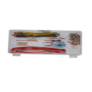 China Solid Solderless Breadboard Kit 14 different lengths 140Pcs Jumper Cable Kits With Box wholesale