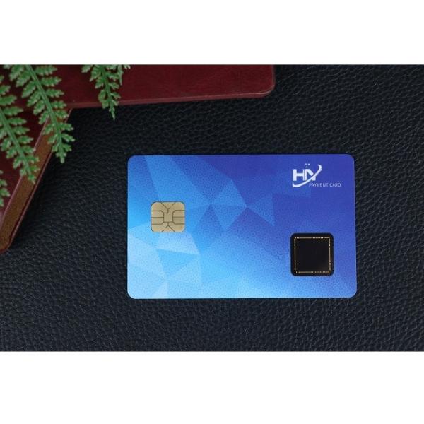 Quality Contact 7816 Chip Fingerprint Smart Cards IDEX Two Way Authentication for sale