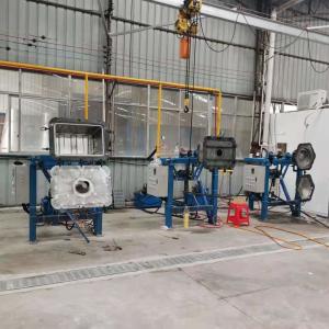 China 11KW 380V Rotational Molding Machine Rotary Open Fire PLC Control wholesale