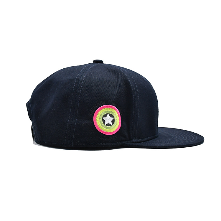 ODM 100% Cotton Fashional flat Brim Baseball Hat Korean Hip Hop Cap