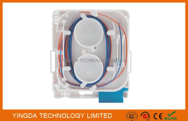 Quality 2 Cores SC Connectors Optical Network Terminal Box 2 Fibers Wall Mount Box for sale