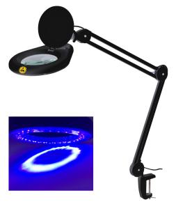 UV magnifying lamp  ultraviolet magnifier lamp 5inch 127mm lens led light