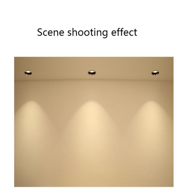 10W 24deg Ra90 Dimmable Led Ceiling Spot Lights 15 Degree Lighting Angle