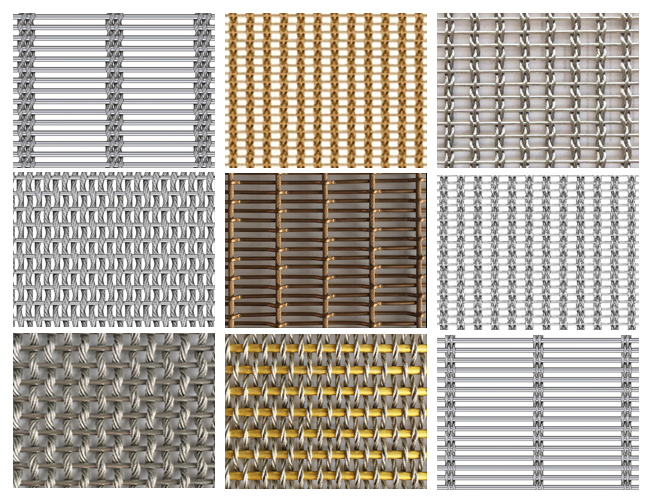 SHUOLONG Interior Stainless Steel Woven Mesh Cladding Panels Anti Collision
