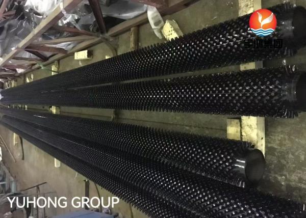 Quality ASTM A335 P9 Alloy Steel Studded Fin Tube In  Waste Heat Recovery Boiler And Super Heater for sale