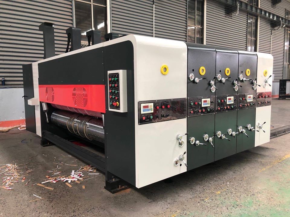 Carton Flexographic High Speed Flexo Printing Press Machine Cutter