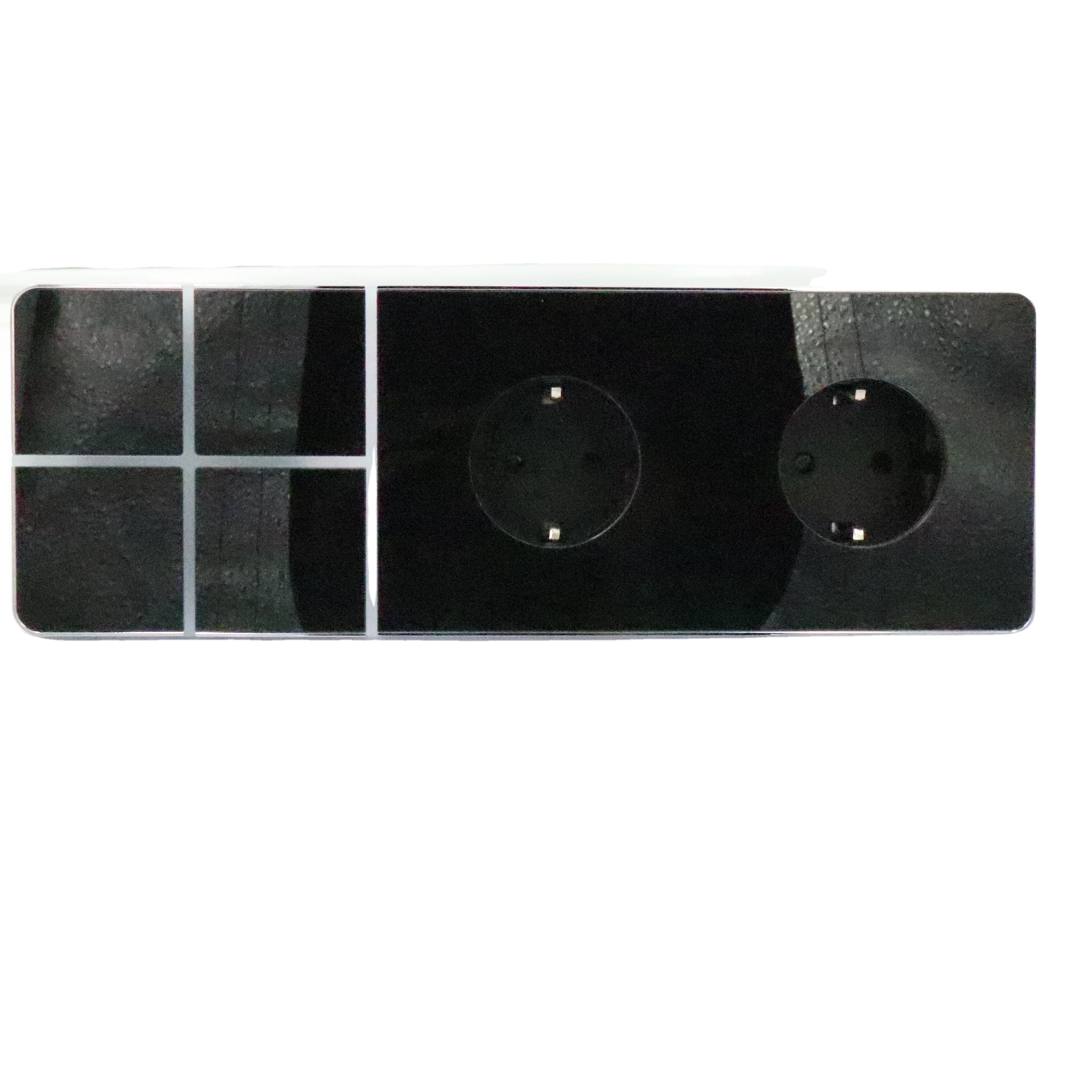 Luxury Aluminum Panel Multi Function Electrical European Wall Switch and Socket Full Touch-senstive Switch for Home Automation