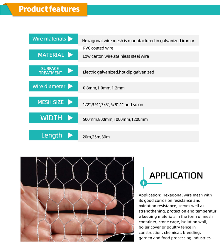Factory Sale Various Diamond wire mesh hexagonal wire mesh for chicken and pets