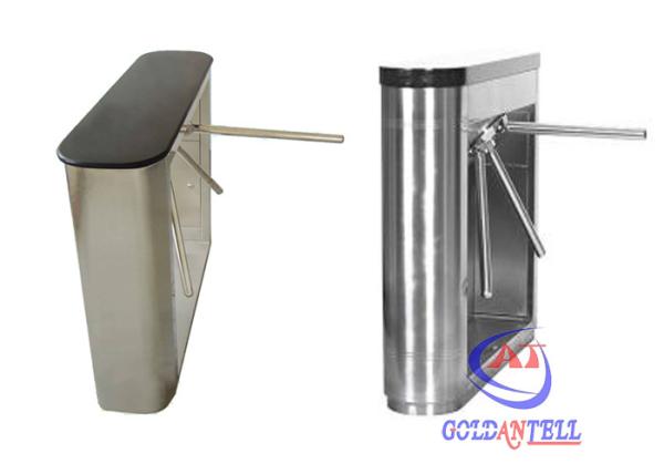 Quality Drop arm gate tripod tuenstile with RFID reader barcode fingerprint and ESD for sale
