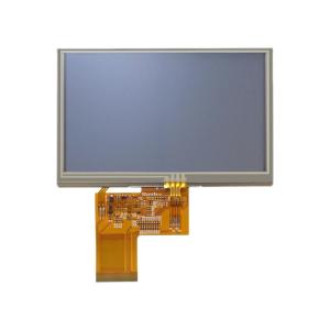 China 4.3 Touch Screen Display 400 Cd/M2 LCD Resistive Touchscreen 40 Pin RGB Interface wholesale