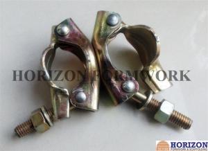 China Q235 Steel Plate Scaffolding Accessories , Swivel Scaffolding Coupler Clamp on sale