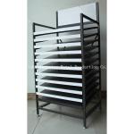 Width 484mm Length 620mm Metal Magazine Display Rack , Journal Display Rack