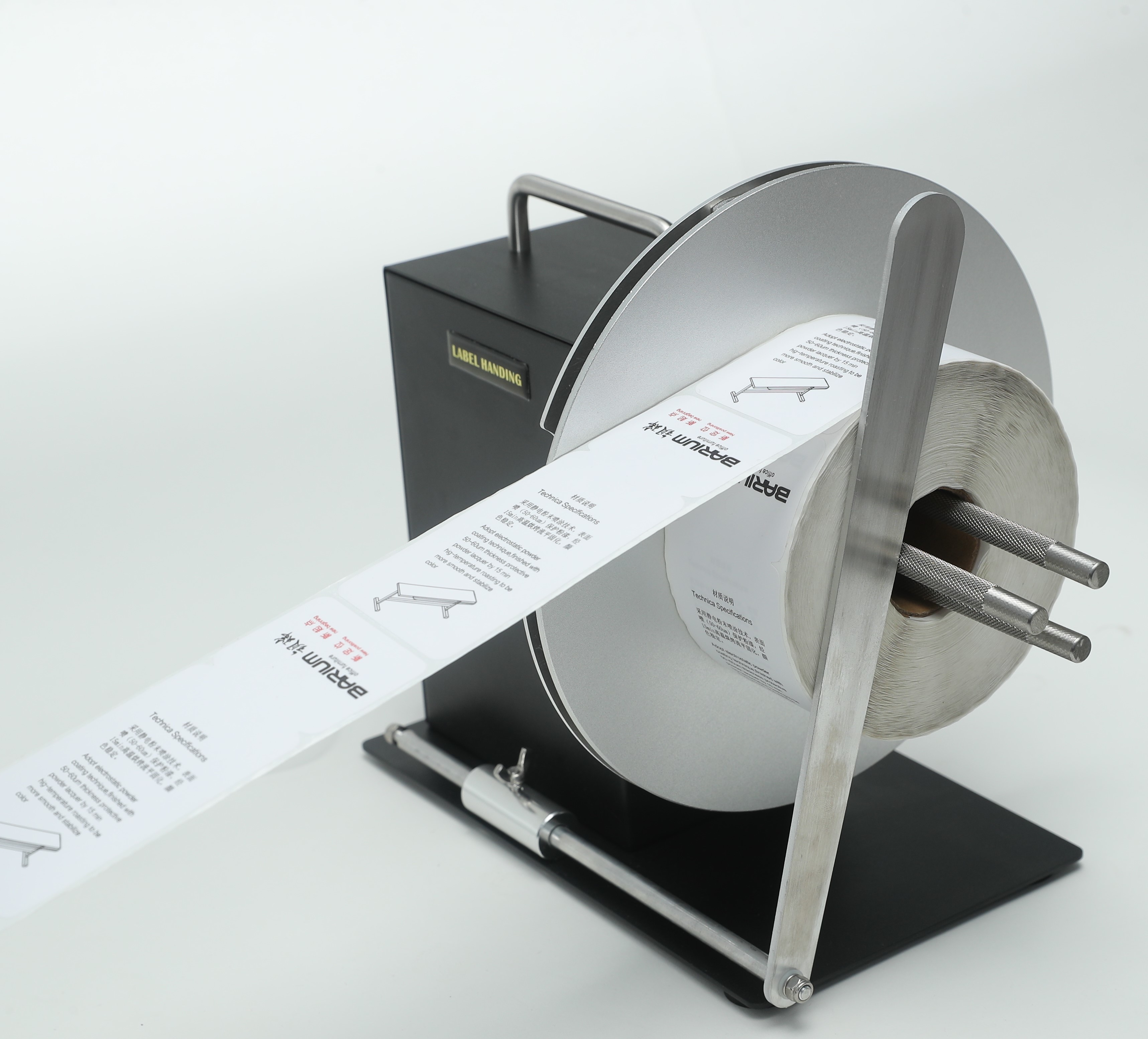 Office Building Paper Slitter Rewinder Machine MR19 With Hand Crank