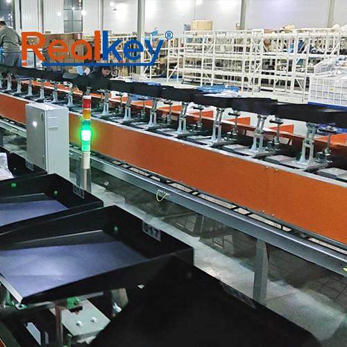 Quality Automated Classification Tilt Tray Package Sorting Machine Automatic Identification System for sale