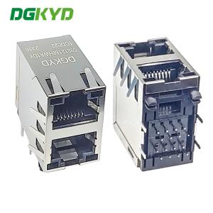 China DGKYD59212188HWA1DY1CD022 RJ45 Multi Port Socket With Shielded Modular Interface on sale
