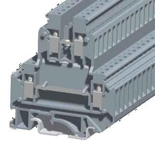 Quality SKJ-4/2-2 High Current Din Rail Terminal Blocks For Power Distribution Box for sale