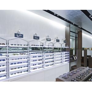 3mm MDF Optical Shop Display Cabinets Monomer Design