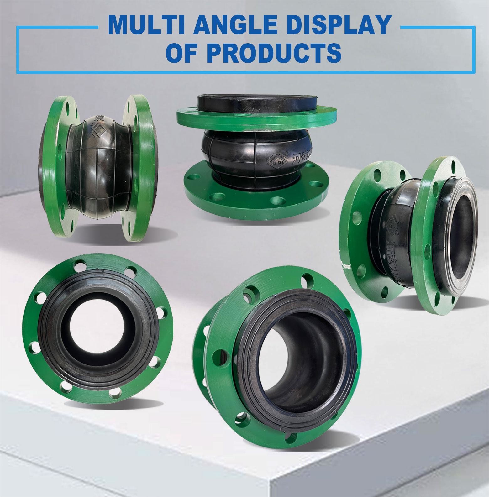 Bs/Din Flanged Single Sphere Rubber Expansion Joints Flexible
