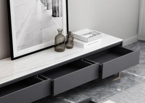 Minimalist TV Unit Matching Coffee Table With Drawers