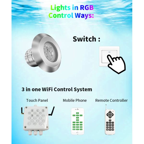 Multipurpose Fibreglass Pool Lights