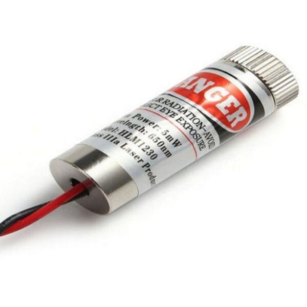 Quality Focusable Adjustable Head 5mW 650nm Cross Line Laser Module for sale