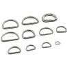Buy cheap D-Ring Buckle Wire Half-Circle 304 Stainless Steel Metal Buckles For Bags Shoes from wholesalers