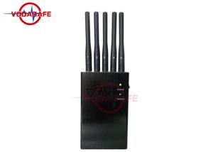 China Five Way Wifi Jamming Device , Car GPS Jammer Supports Use While Battery Charging on sale