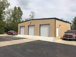 Q355 Q235 Prefab Metal Garage Light Frame Steel Construction