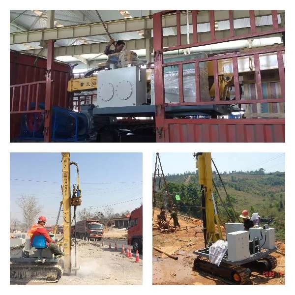 A Three-wing Bit and Crawler Chassis Loading Jet Grouting Drilling Rig for Dam Foundations in Pakistan