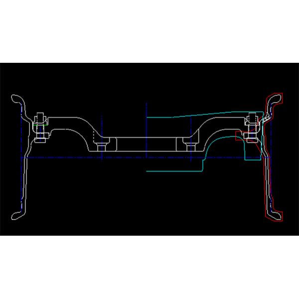 Silver 8.0Jx18 Inch 20 Inch 8x165.1 Heavy Duty 1800kg 2 Piece Bolted Military Army Truck Forged Wheel Rim