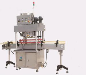 China 6 Wheels Linear Screw Automatic Capping Machine With Cap Sorter wholesale