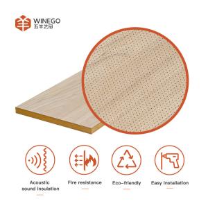 Micro Perforated MDF Panels Absorb Sound and Decorative Wall Panels