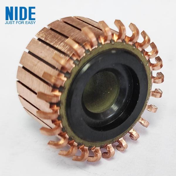 Quality Customized 24P Electrical DC Motor Commutator 10 X 28 X 19mm for sale