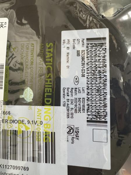 Quality New And Original BZX584C9V1-G3-08 Ic Integrated Circuit SOD523 for sale