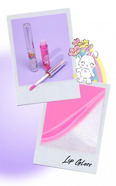 Skin Friendly Kids Play Makeup Kit With Lip Gloss Eye Shadow Palette Customizable
