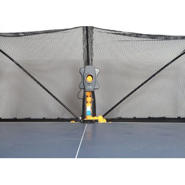 Black Automatic Ping Pong Ball Server For Clamping On The Table