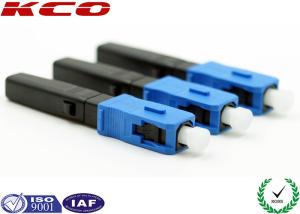 China CATV FTTH SC PC Fiber Optic Fast Connector , Quick Assembly Connector on sale